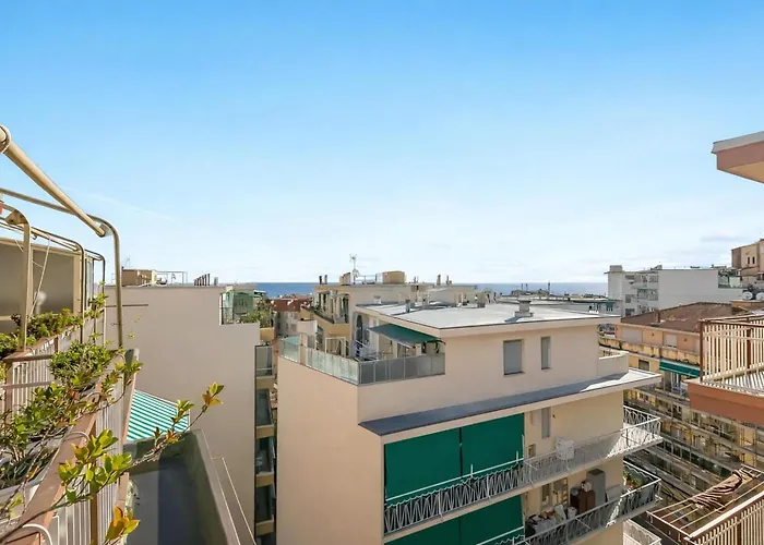 Penthouse Vista Mare E Monti Centro Sr - Happy Apartmán Sanremo
