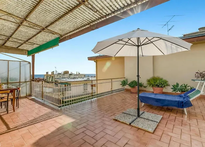 Penthouse Vista Mare E Monti Centro Sr - Happy Appartement San Remo